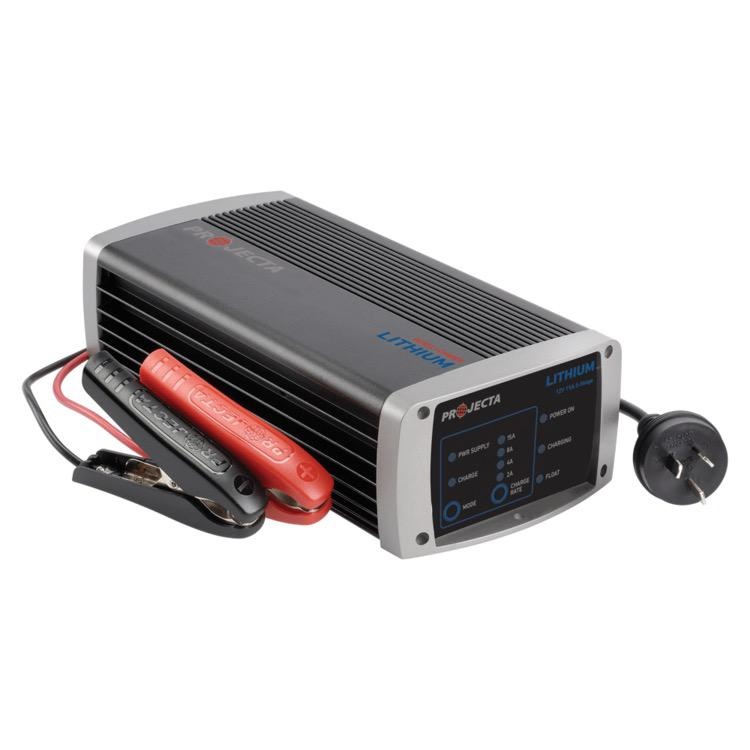 Projecta 12V Automatic 15 Amp 5 Stage Lithium Battery Charger
