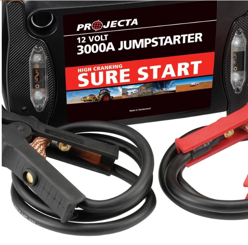 Projecta Sure Start 12/24V Jumpstarter - 3000A Peak Amps - 800A Clamp Power