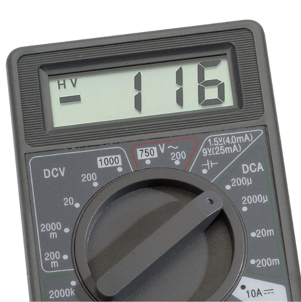 Projecta Battery Tester - Digital Multimeter