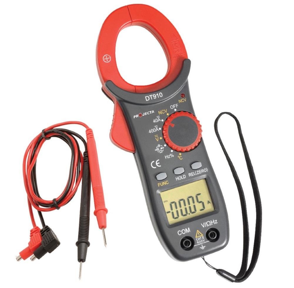 Projecta Battery Tester - Digital Clamp Meter - 0-400Amp / 0-600V