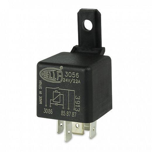 Hella Normally Open Mini Relay w/ Diode - 24V DC - 5 Pin - Max Load: 22A