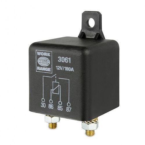 Hella High Capacity Normally Open Relay - 12V DC - 4 Pin - Max Load: 180A Peak Current (100A continuous)