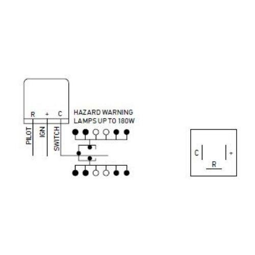 Hella High Capacity Flasher Unit - 3 Pin - 12V DC