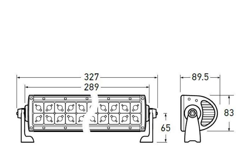 Hella EnduroLED Spot /Flood Lamp - 250mm (10") LED Module