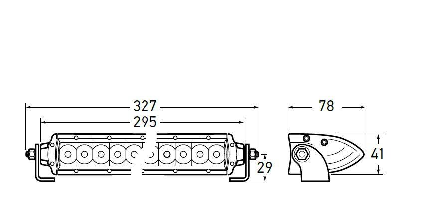 Hella EnduroLED Driving Lamp - 250mm (10") LED Module