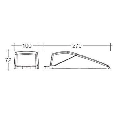 Narva 12V Model 55 L.E.D External Cabin Lamp (Amber)