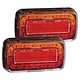 Narva 12V Model 37 L.E.D Slimline Rear Stop/Tail, Direction Indicator Lamps w/ Licence Plate Lamp