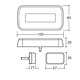 Narva 12V Model 37 L.E.D Slimline Rear Stop/Tail, Direction Indicator Lamps w/ Licence Plate Lamp