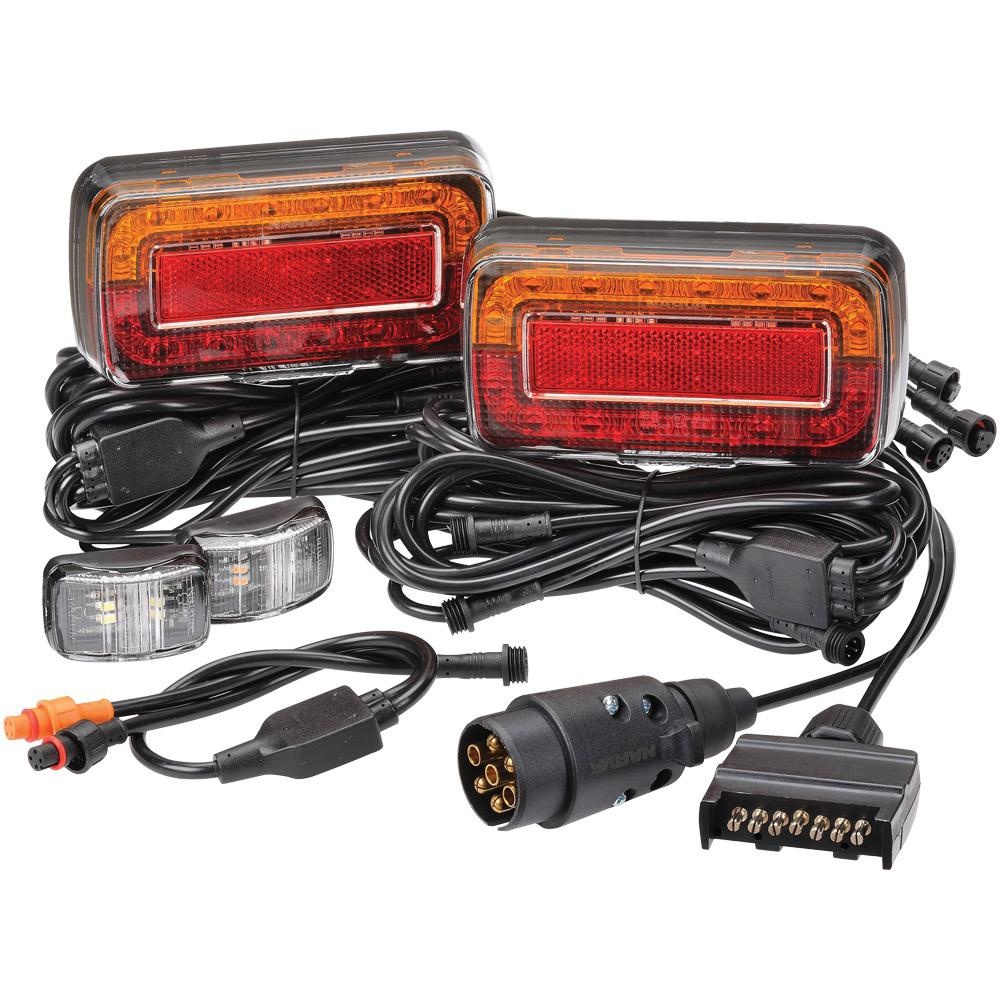 Narva 12V Model 37 L.E.D 'Plug and Play' Trailer Lamp Kit (Submersible) to suit Boat Trailers up to 7m (22ft)