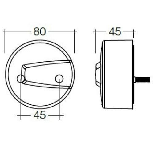 Narva 12V Model 50 L.E.D Front Direction Indicator & Front Position Lamp (Amber/White) w/ 0.5m Hard-Wired Cable (LH) - Bulk Pack of 50