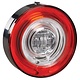 Narva 9-33V Model 57 L.E.D Rear Stop Lamp (Red) w/ Tail Ring (Red), 0.15m Lead w/ AMP Connector