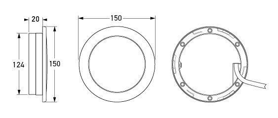 Hella EuroLED 150 Downlight