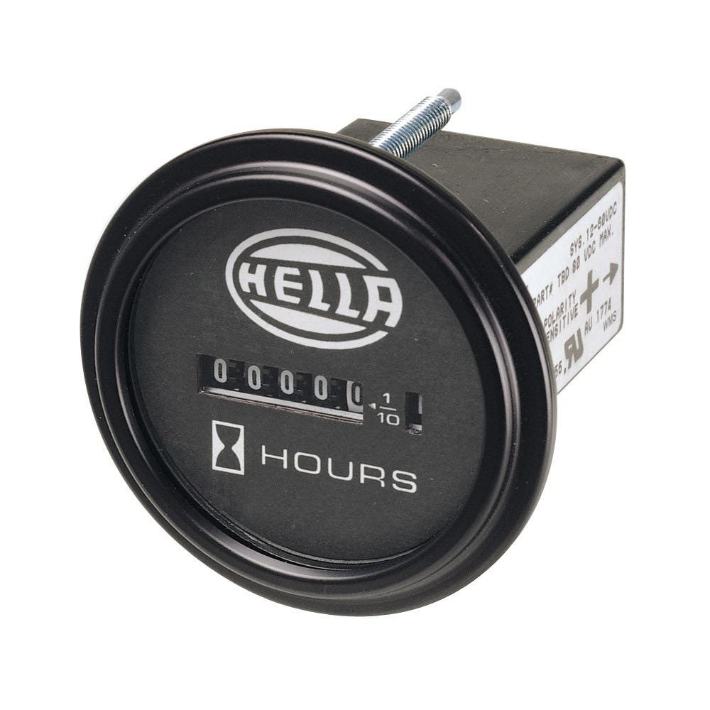 Hella Hour Meter - 60mm Face Diamenter