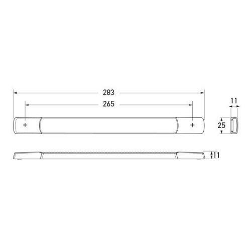 Hella LED Reversing Lamp - Surface Mount