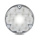 Hella 110mm Round LED Front Position/Front Direction Indicator Lamp - Clear Lens