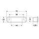 Hella LED Flush Mount Amber Front End Outline Lamp