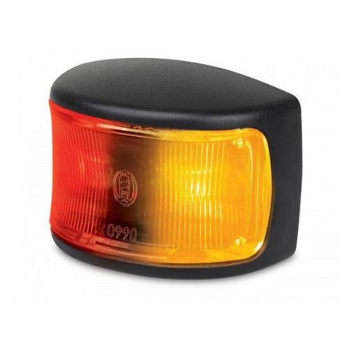 Hella DuraLED Heavy Duty Side Marker Lamp w/ DT Connector - Red/Amber
