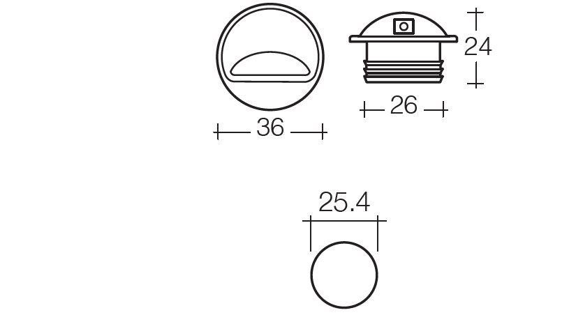 Narva 10-30V L.E.D Step Lamp (Blister Pack)