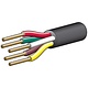 Narva 4A 5 Core Trailer & Road Train Cable - Dia: 2mm - Length: 100m (Red,Green,Yellow,White,Brown)