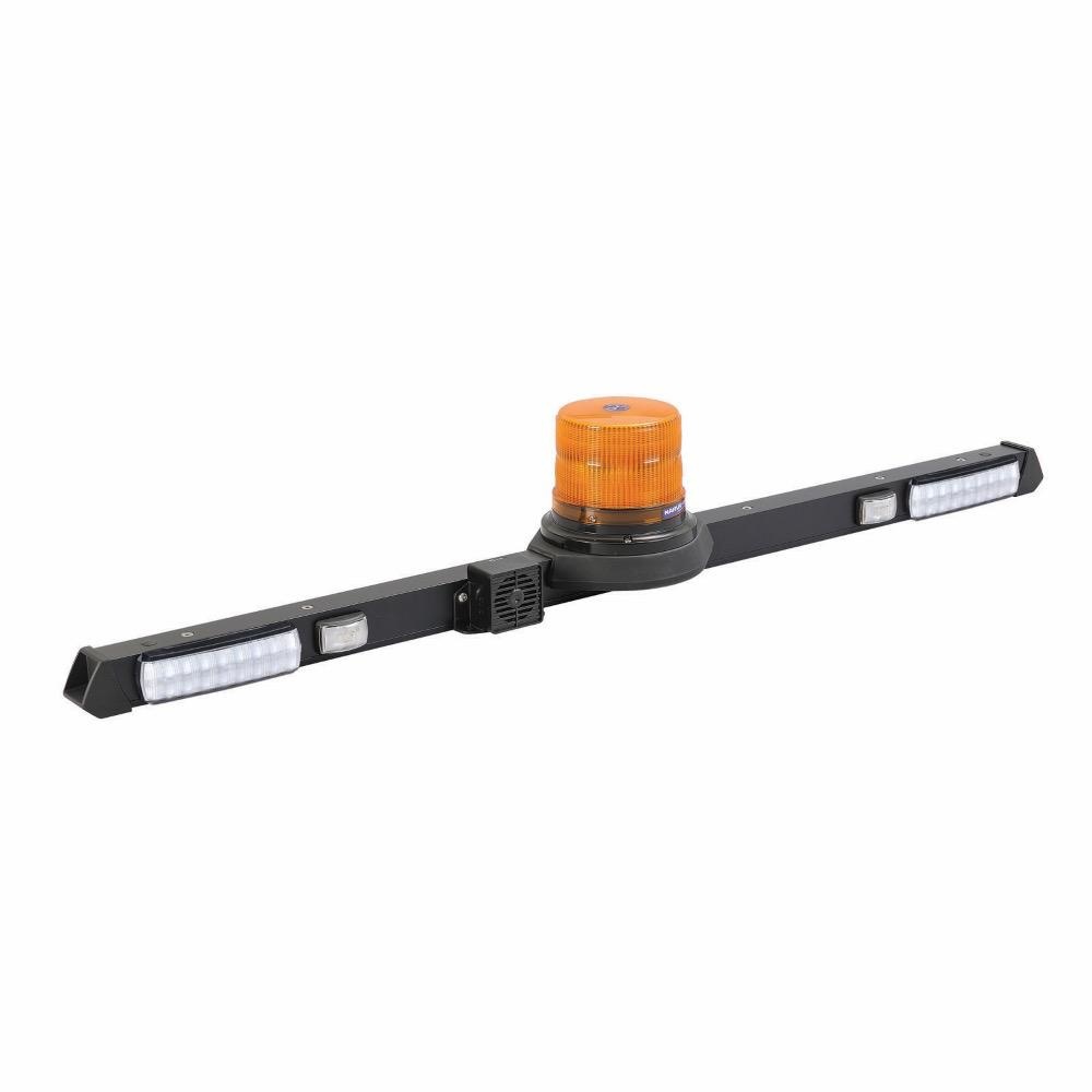 Narva 12/24V L.E.D Strobe Utility Bar - 1.2m - w/ Broadband Reversing Alarm