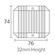 Projecta 10Amp Voltage Reducer - Height: 32mm