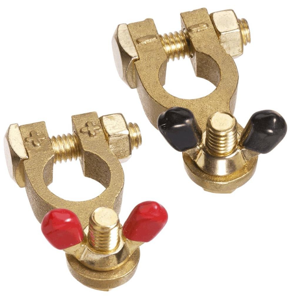 Projecta (8mm) 5/16" Brass Battery Terminal - Wingnut