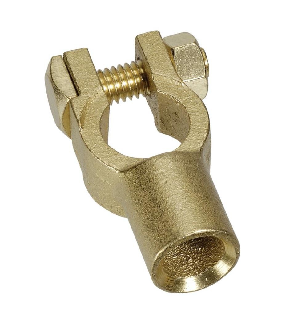 Projecta Brass Battery Terminal - Heavy-Duty Crimp End Entry Suits (0-00 B&S) 50-70mm2
