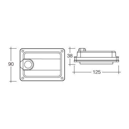 Narva 10-Way Weatherproof Standard ATS Blade Fuse Box with L.E.D Fault Indicators