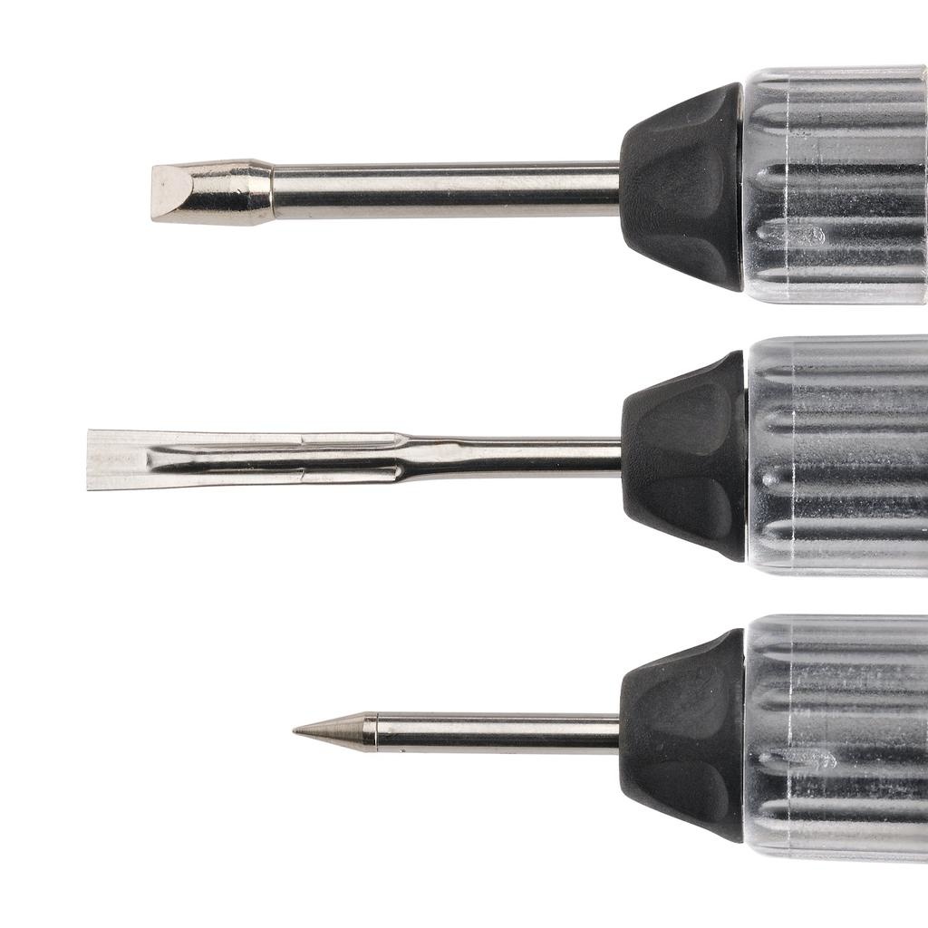 Narva Replacement Tip Kit (includes Point Tip, Chisel Tip, Hot Knife)