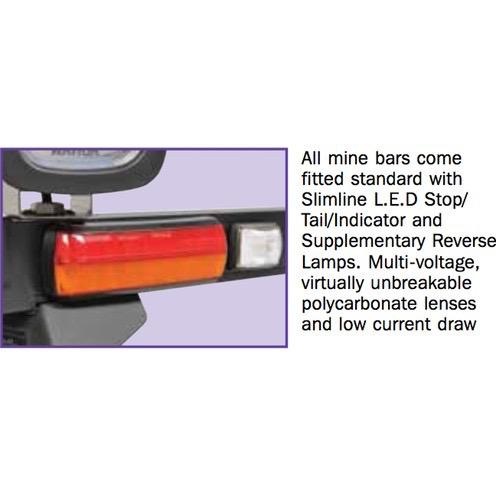 Narva 12/24V Utility Bar with Aeromax Rotating L.E.D Beacon - 1.2m