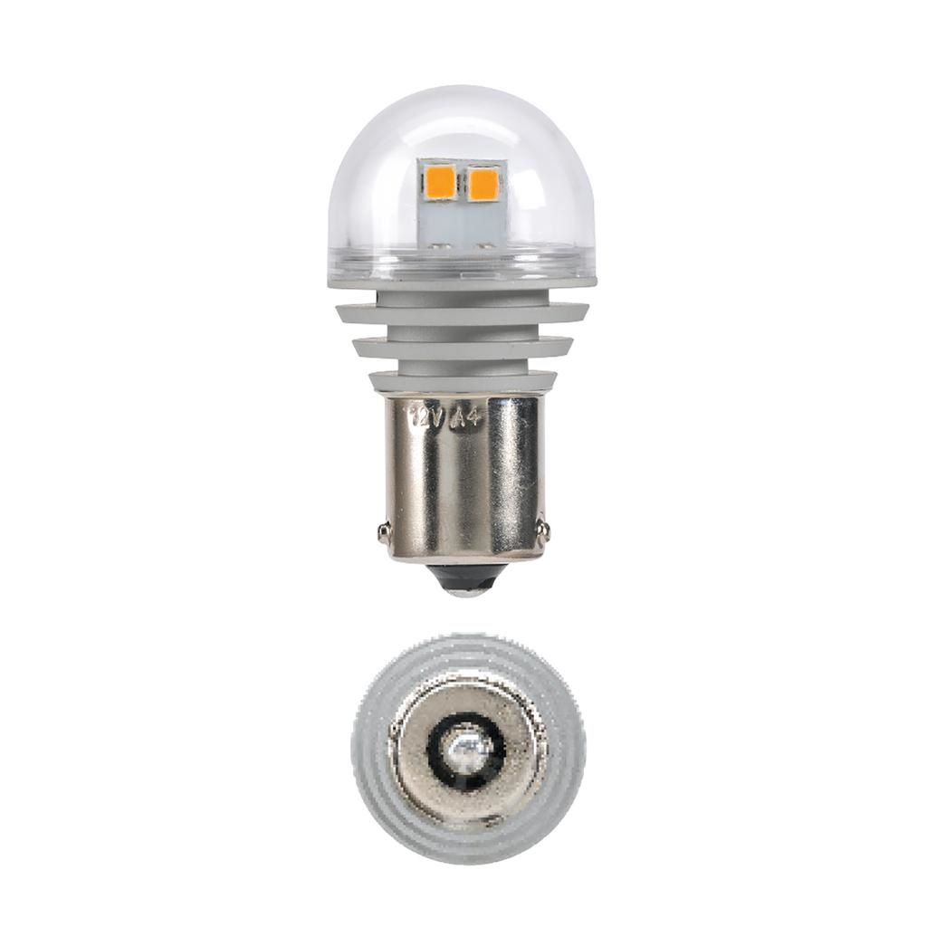 Narva 12V BAU15S Bayonet LED Indicator Globe 1800°K Amber - Blister Pack