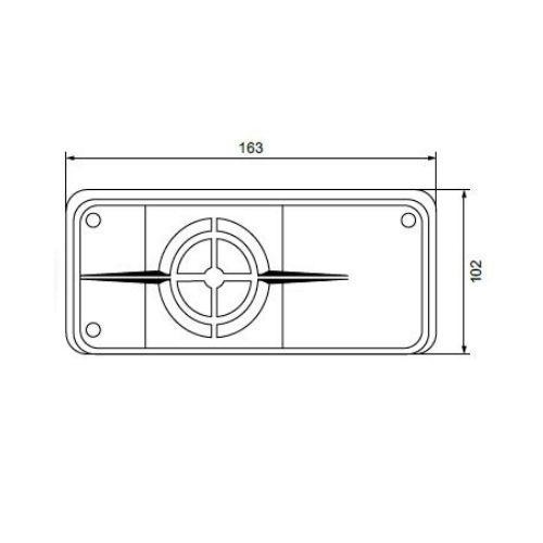 Hella RetroVox Ultra Heavy Duty Reversing Alarm 12-24V DC, Bare Wire Connection