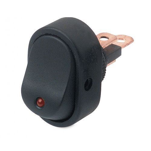 Hella Red LED Rocker Switch Off-On 12V DC