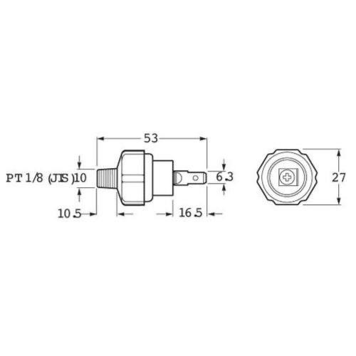 Hella Oil Pressure Switch - 1/8" x 28 BSP Thread
