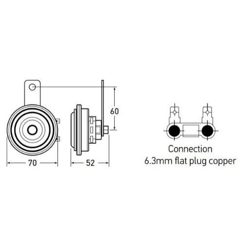 Hella Super Tone S70 Horn