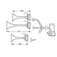 Hella Air Horn Kit - Triple Trumpet - 12V DC
