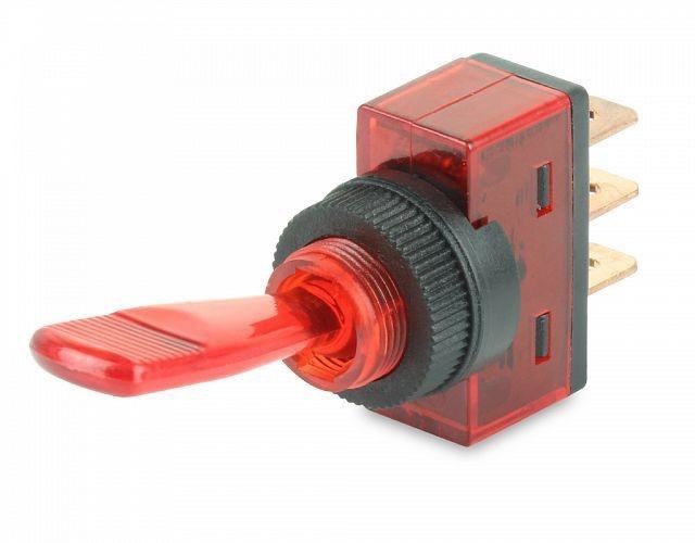 Hella Red Illuminated Toggle Switch Off-On 12V