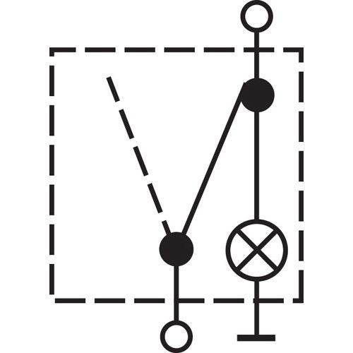 Hella Red Illuminated Toggle Switch Off-On 12V