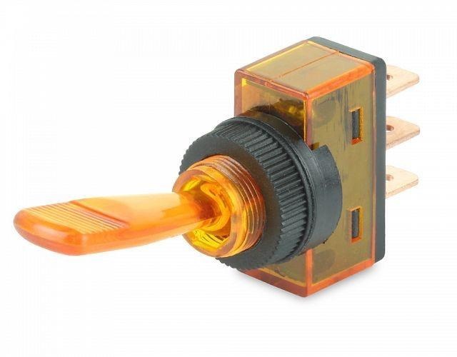 Hella Amber Illuminated Toggle Switch Off-On 12V