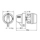 Hella Battery Master Lockout Switch - 2 Pole (Yellow Handle)