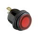 Hella Red Illuminated Compact LED Rocker Switch Off-On 24V DC
