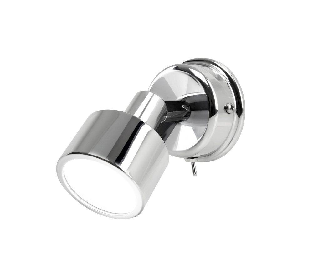 Hella White LED Ponui Gen 2 Wall Mount Lamp - 12V - Bright Chrome Finish