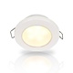 Hella Warm White EuroLED 75 LED Down Light w/ Spring Clip - 12V DC, White Plastic Rim