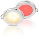 Hella Warm White/Red EuroLED 75 Dual Colour LED Downlight w/ Spring Clip - 12V DC, 316 S/S Rim, Spring Mount