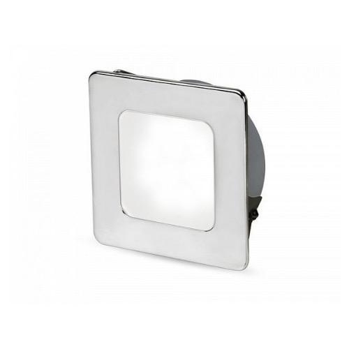 Hella 9-33V DC EuroLED 95 Gen 2 Square Downlight - Recess Mount w/ Spring Clip - White Light