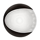 Hella 9-33V DC White EuroLED 130 Lamp - Black Shroud