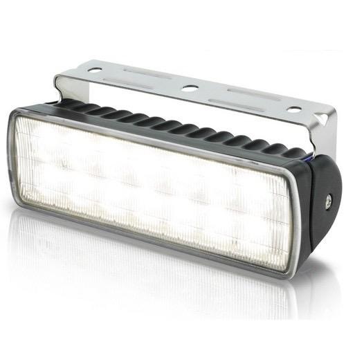 Hella 9-33V DC Sea Hawk-XLR LED Floodlight - White Light, Black Housing - Spread