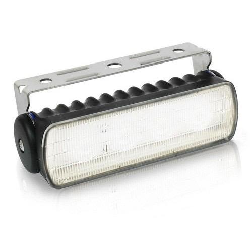 Hella 9-33V DC Sea Hawk-R LED Floodlight - White Light, Black Housing - Spread