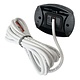 Hella Compact 2NM NaviLED Port Navigation Lamp - Black Shroud, Red Lens 120mm Cable