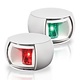 Hella Compact 2NM NaviLED Port & Starboard Navigation Lamp (Pair) White Shroud, Clear Lens
